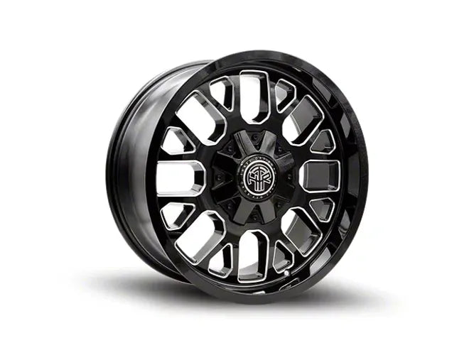 ATTITUDE 802 20X9.0 GLOSS BLACK/MILLED 5X127/5X139.7 18MM OS 87.1 CB