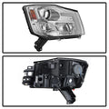 SPYDER headlights close-up