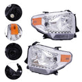 CAPA TY TUNDRA 14 HEADLIGHT ASSY SR/SR5/LIMITED HALOGEN W/O LEVEL ADJUSTER RH