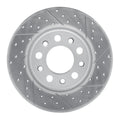 DFC 07-18 Land Rover Range Rover Evoque Front Drilled & Slotted Geoperformance Rotors