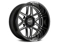 FOLSOM 20x10 6x135.00 GLOSS BLACK MILLED (18 mm)