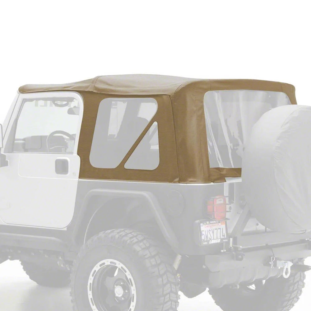 Soft Top OEM Replacement W/Tinted Windows Denim Spice 97-06 Wrangler TJ Smittybilt