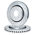 R1 Concepts Brake Rotor- D/S - Silver Fits Cadillac DeVille