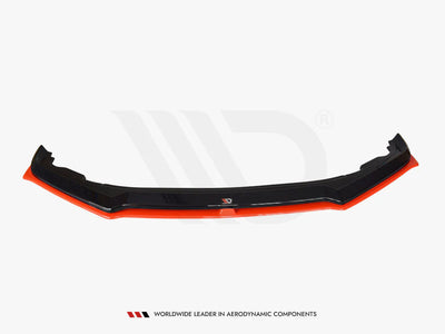 Maxton Design V4 Redline Gloss Black Front Lip - 2017 BRZ