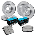 R1 Concepts E- Line Series Brake Rotor with Ceramic Brake Pads Fits Porsche 928