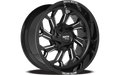 MO999 20x10 8x165.10 GLOSS BLACK MILLED (18 mm)