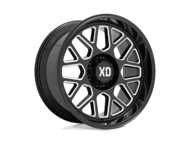 GRENADE 2 20x9 5x127.00 GLOSS BLACK MILLED (18 mm)