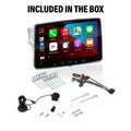 SINGLEDIN APPLE CARPLAY/ANDROID AUTO MECHLESS MULTIMEDIA PLAYER (NO CD/DVD) 9