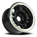Vision Wheels 5-5.5 NCC BLK/MR RING VOR BL - 398BLZ7885BMR-15