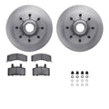 R1 Concepts Brake Rotor- Blank with Optimum Oe Pads Hdw Fits Dodge Ram