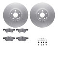 DFC 06-09 Mercedes-Benz E550 Front Geospec Rotors with Euro 5000 Ceramic Brake Pads w/Hardware