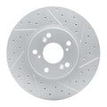 DFC 03-08 Honda Pilot Front Drilled & Slotted Geoperformance Rotors 5000 Advanced Pads w/Hardware