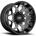MO808 20X10 8X180 18MM GLOSS BLACK MILLED