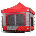 EZ UP CAMPING CUBE 6.4 CONVERTS 10FT STRAIGHT LEG CANOPY INTO CAMPING TENT ROYAL BLUE