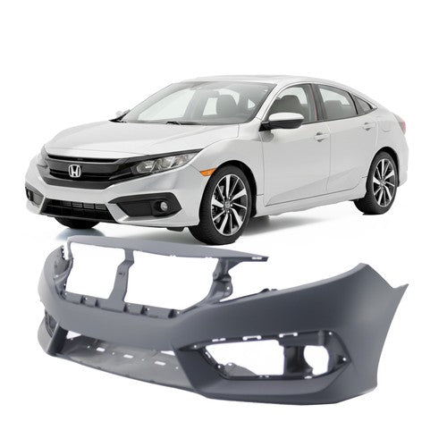 CAPA FRT BUMPER COVER H/B; PRIME HONDA CIVIC 2021