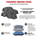 R1 E- Line Series Brake Rotor - D/S - Black w/ Ceramic Pads Hdw Fits BMW 325i