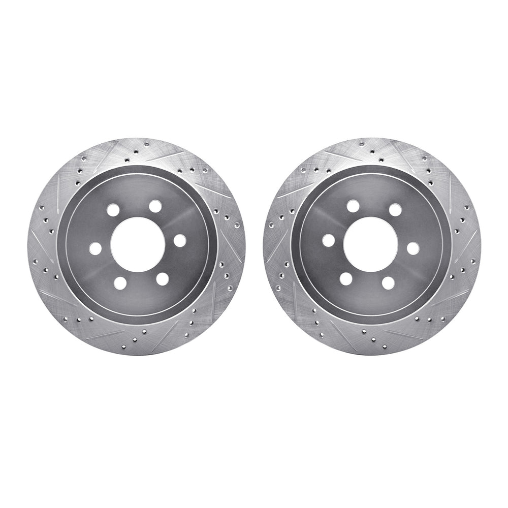 R1 Concepts Brake Rotor- D/S - Silver Fits Dodge Durango