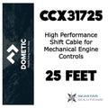 HI PERFORMANCE SHIFT CABLE 25FT BC