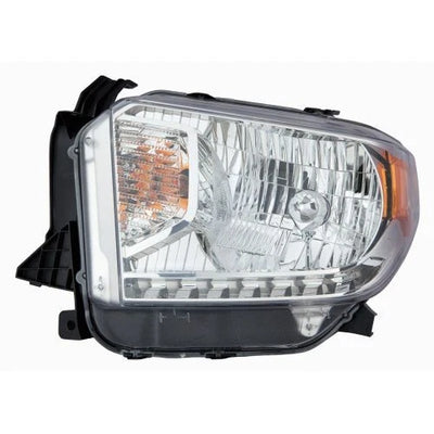 CAPA TY TUNDRA 14 HEADLIGHT ASSY SR/SR5/LIMITED HALOGEN W/O LEVEL ADJUSTER LH