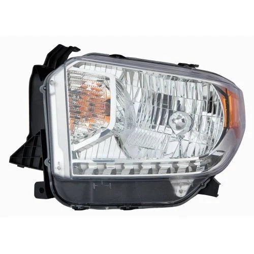 CAPA TY TUNDRA 14 HEADLIGHT ASSY SR/SR5/LIMITED HALOGEN W/O LEVEL ADJUSTER LH