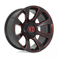 KMC Wheels black auto part