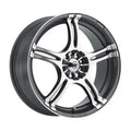 Konig Incident 17x7 10x108/115 ET40 Graphite