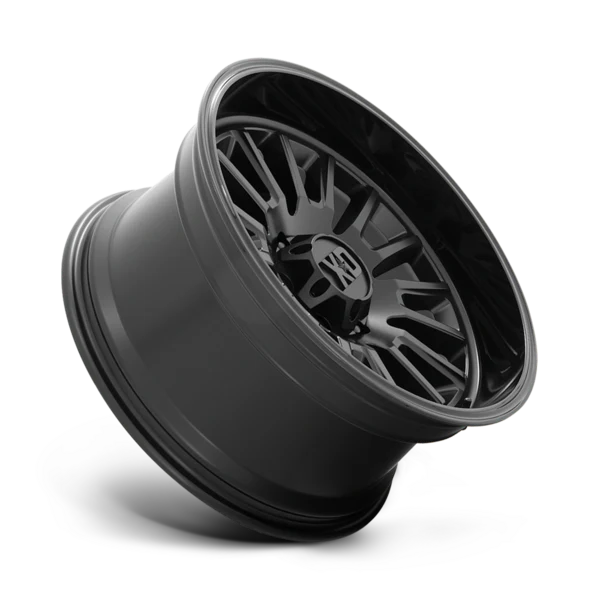 ROVER 20X10 6X135 18MM SATIN BLACK W/ GLOSS BLACK LIP