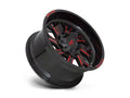 MO999 20x10 5x139.70/5x150.00 GLOSS BLACK MILLED W/ RED TINT (18 mm)