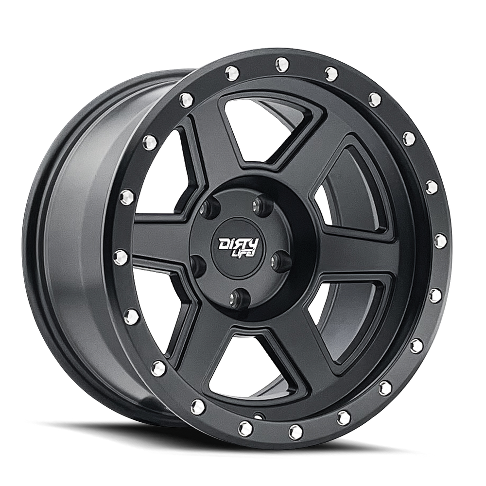 Dirty Life Wheels black auto part