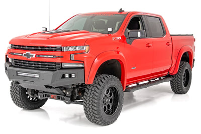 Rough Country BA2 Running Board Side Step Bars Chevy GMC 1500 2500HD 3500HD (19-26) 41002A