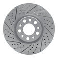 DFC 13-16 Chrysler 200 Front Drilled & Slotted Geoperformance Rotors 5000 Advanced Pads w/Hardware