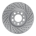 DFC 13-16 Chrysler 200 Front Drilled & Slotted Geoperformance Rotors 5000 Advanced Pads w/Hardware