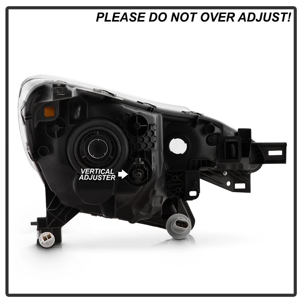 1416 VERSA NOTE OEM STYLE HEADLIGHTS LEFT AND RIGHT BLACK