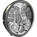 8691A2 MODEL 12V DOT/ECE LED HIGH AND LOW BEAM ADAPTIVE HEADLIGHT W/CHROME INNER BEZEL
