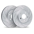 DFC 05-12 Ford Escape Front Drilled & Slotted Geoperformance Rotors
