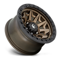 FUEL WHEELS COVERT 17X9 6X4.5 66 ZDB 1 CAST ALUMINUM MATTE BRONZE BLACK BEAD RING D69617908750