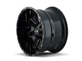 Cast Aluminum Wheels 141 GB 20x10 Milled Spokes Gloss Black 5 On 127/5 On 139.7 Bolt Pattern -19 Offset ION Wheels