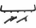Rugged Ridge 07-18 Jeep Wrangler JK Textured Black Windshield Mount Light Bar