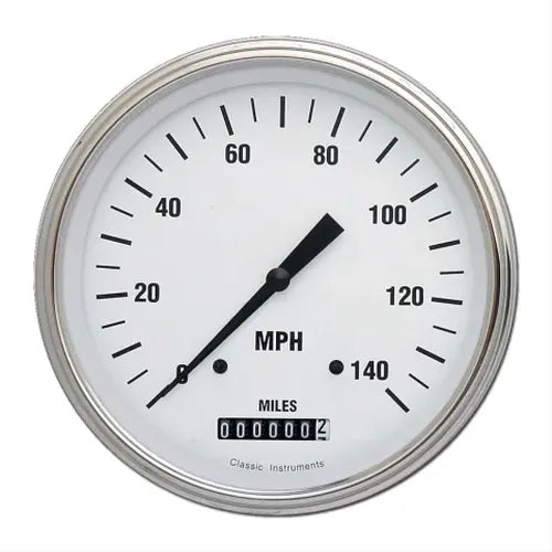 WHITE HOT 5IN SPEEDO 140 MPH