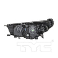 CAPA 1416 TY HLANDR W/O SMOKED CHROME HEADLAMP ASSY RH