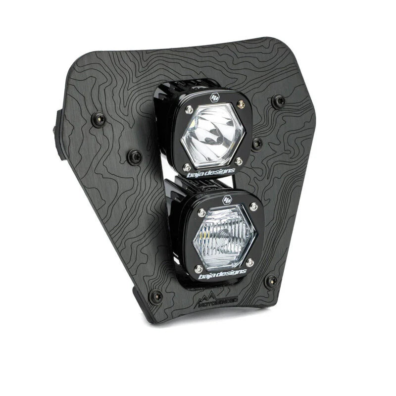Baja Designs 24-25 KTM XCF-W/EC Dual S1 Gemini (D/C) LED Headlight Kit - Clear