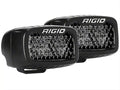 Rigid Industries SR-M Series PRO Midnight Edition - Spot - Diffused - Pair