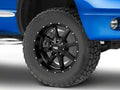 MO970 20x10 8x165.10 GLOSS BLACK MILLED W/ RED TINT & MOTO METAL ON LIP (18 mm)