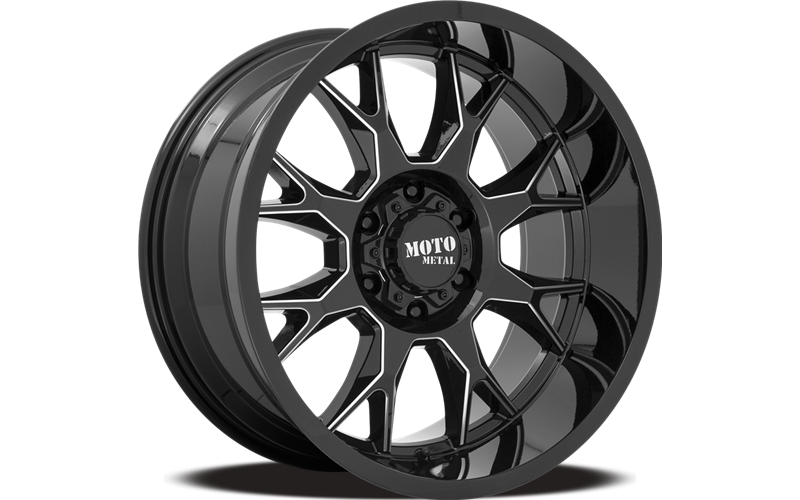 MO806 20X9 8X6.5 00MM GLOSS BLACK MILLED