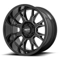 MO806 20X9 6X120 00MM GLOSS BLACK MILLED