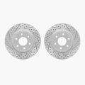 DFC 05-25 Nissan Pathfinder Front Drilled & Slotted Geoperformance Rotors