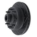 R1 78-81 Dodge B300 Van (71-74) / B300 (75-80) Front Left Drilled & Slotted Black Brake Rotor