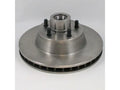 R1 eLINE Series Brake Rotors - D/S - Black - Perf Off-Road/Tow Pads - Hdw Fits Jeep CJ5