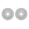 DFC 13-25 Infiniti Q60 Front Drilled & Slotted Geoperformance Rotors