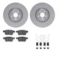 R1 Concepts Brake Rotor- Blank with Optimum Oe Pads Hdw Fits Jaguar I-Pace